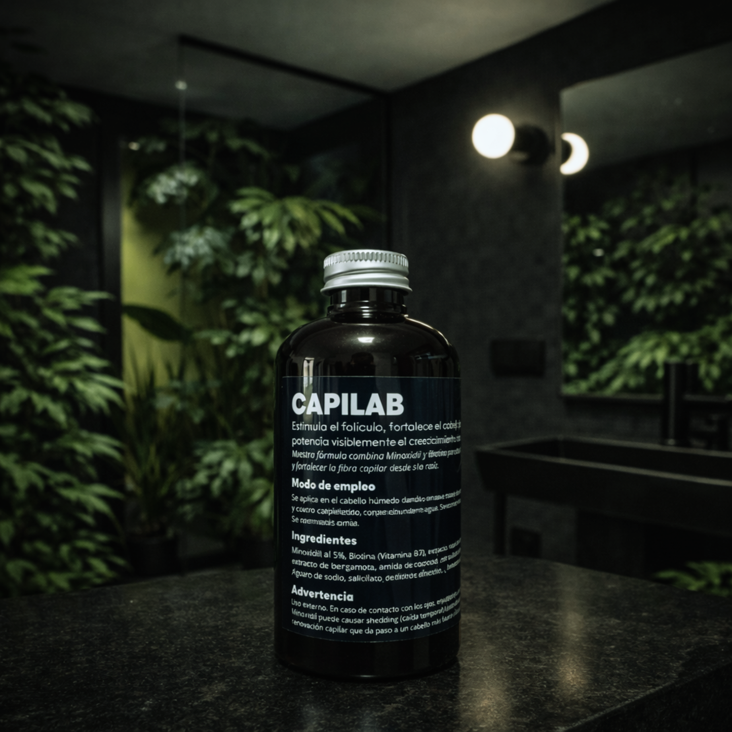 Shampoo de Crecimiento | 5% Minoxidil + Biotinas | 250ml