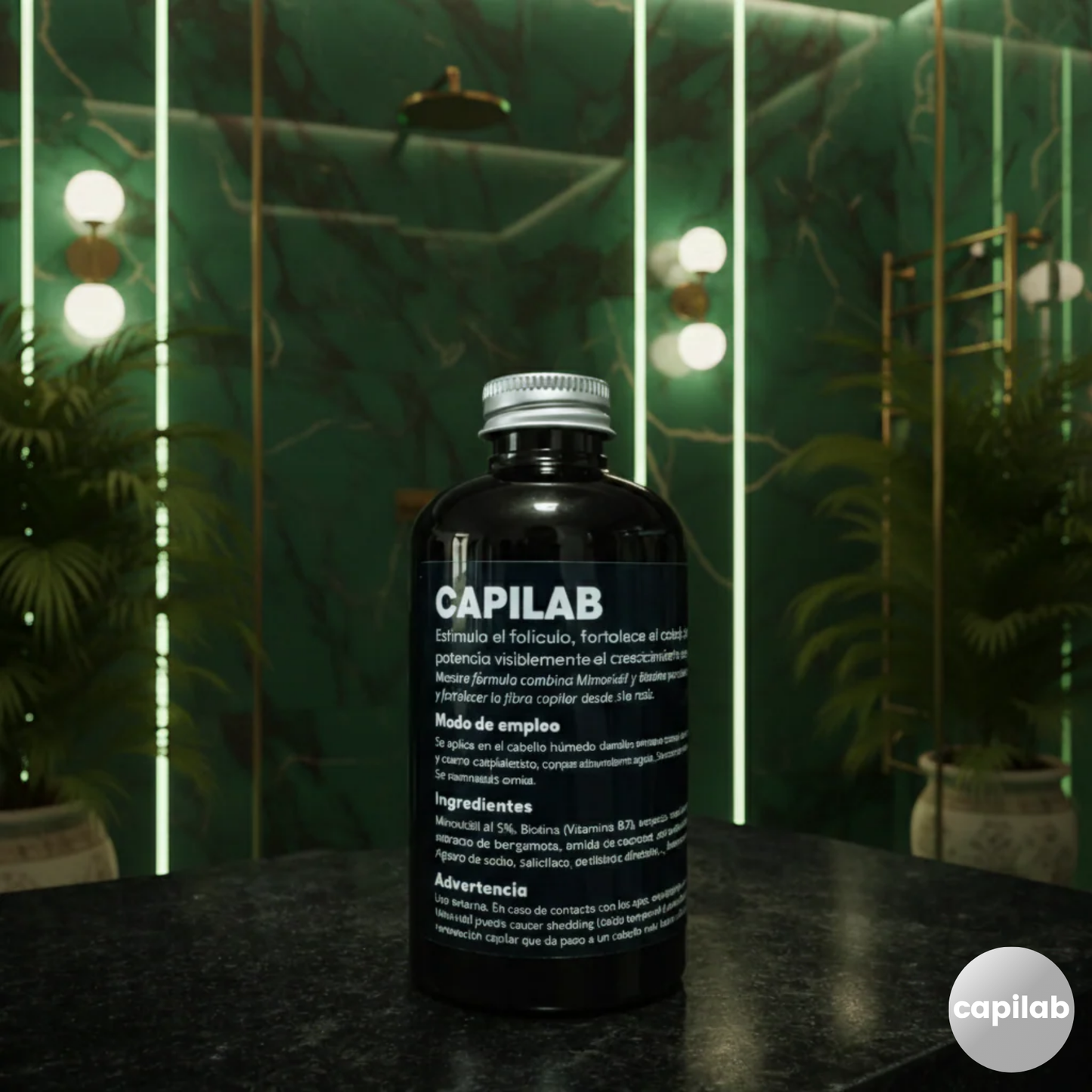 Shampoo de Crecimiento | 5% Minoxidil + Biotina | 250ml