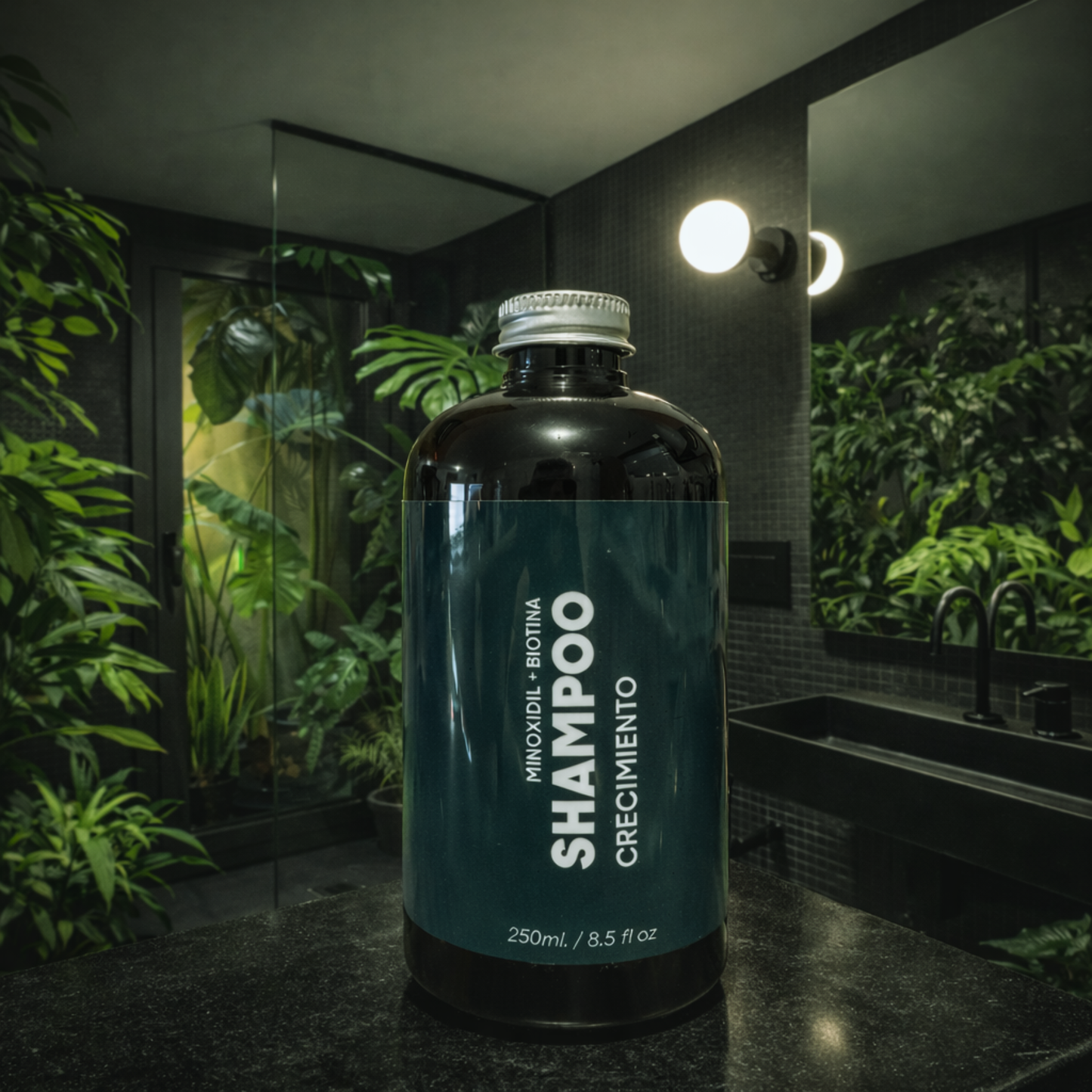 Shampoo de Crecimiento | 5% Minoxidil + Biotinas | 250ml